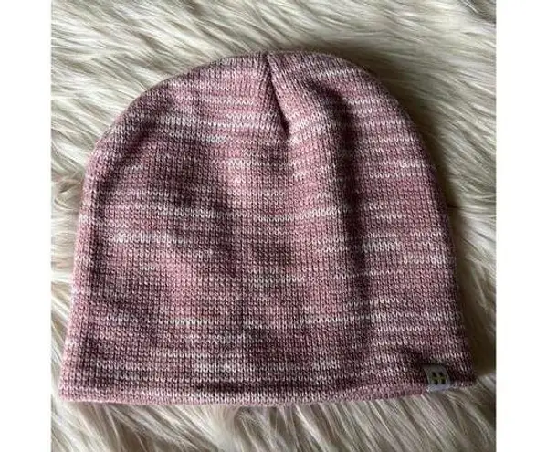 Cozy Pink Knitted Beanie Hat
