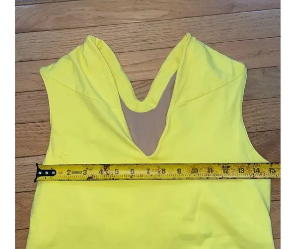 Lululemon  Athletica, Workout Tank Top, Built in Bra, Yellow, Women's medium