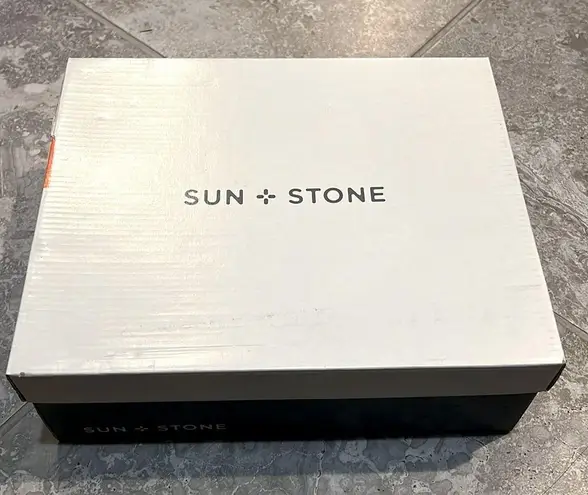 Sun + Stone Adelinee Double Zip Ankle Booties in Black, Size 7 Black