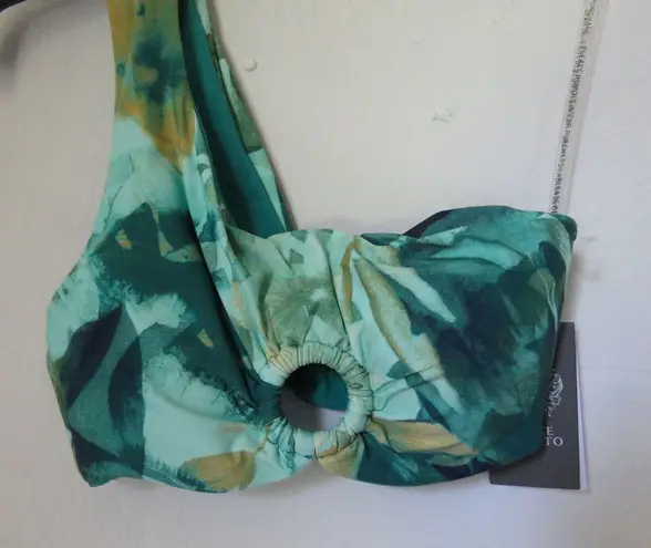 Vince Camuto RING ONE-SHOULDER BIKINI TOP