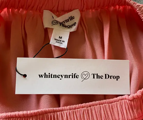 The Drop NWT- beautiful pink maxi dress, tiered skirt, brand new