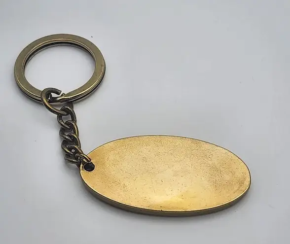 Fossil  Gold Tone & Brown Keychain - Image 3