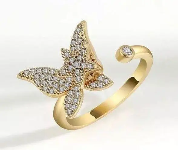 Adjustable 925 Spinner Ring, Anti Anxiety |Meditation Ring | Worry Ring | Stress