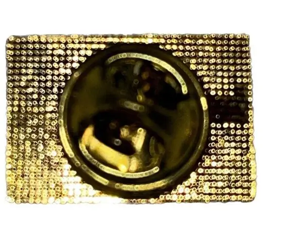 American Cancer Society Lapel Hat Jacket Pin Blue Gold A76