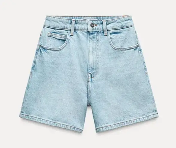 ZARA High Rise Mom Shorts