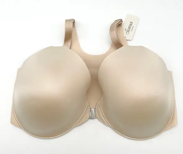 Soma Womens 34DDD Bra Vanishing Back Full Coverage Nude T