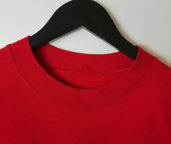 90s Vintage SCHS T Shirt Single Stitch High School Graphic Tee Red Large L Logo