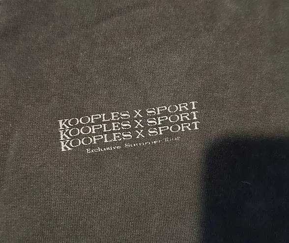 The Kooples Black Pierced Crewneck