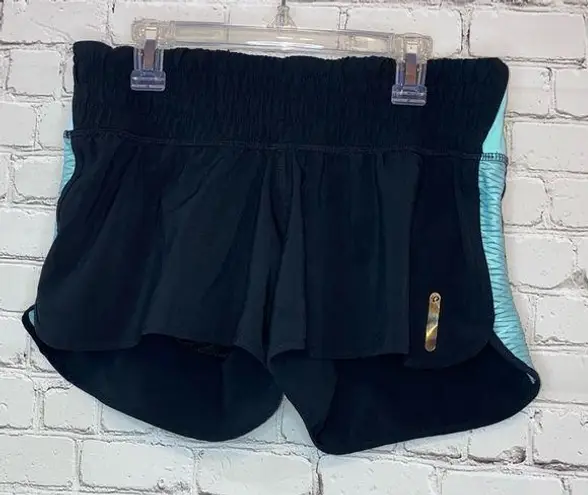 Pearl Izumi  Black & Turquoise Athletic Shorts