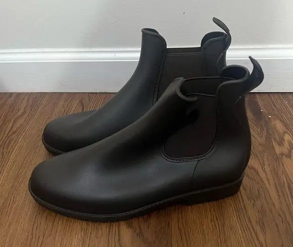 Ibaotty Brown Rubber Ankle Boots Size 11 US