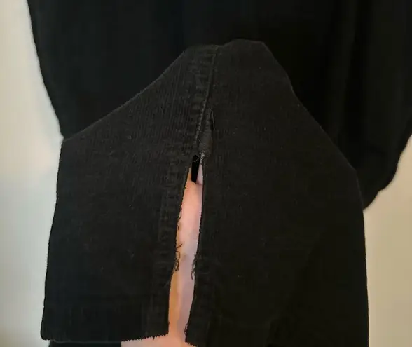 Cabin creek Vintage Corduroy Black Dress