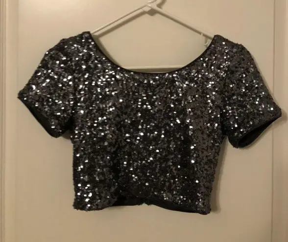 Forever 21 Sequin Two Piece Set