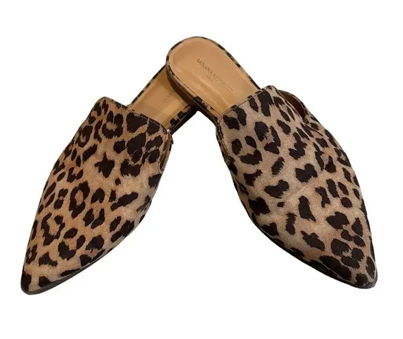 Banana Republic  Factory Cheetah Slide Mules