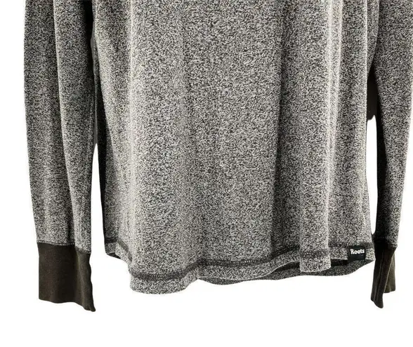 Roots Canada Marled Long Sleeve Shirt Sweatshirt Pullover Top XS