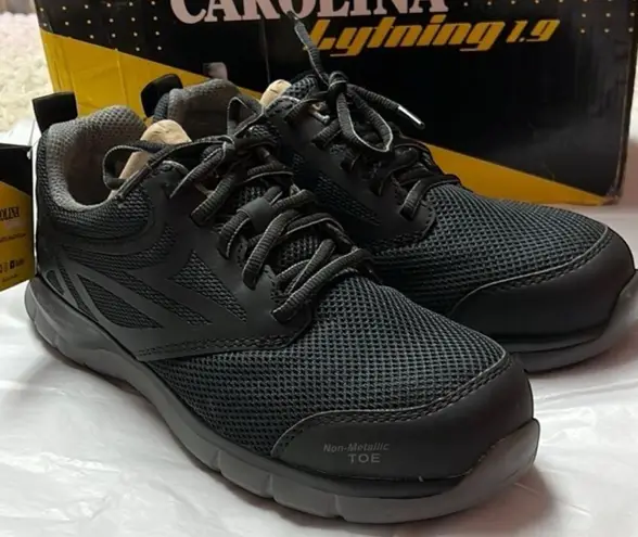 NIB Carolina Lytning 1.9 work shoes Black Size 8.5