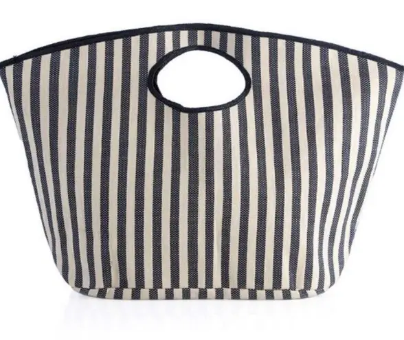 Shiraleah NWT Lolita Striped Tote Black
