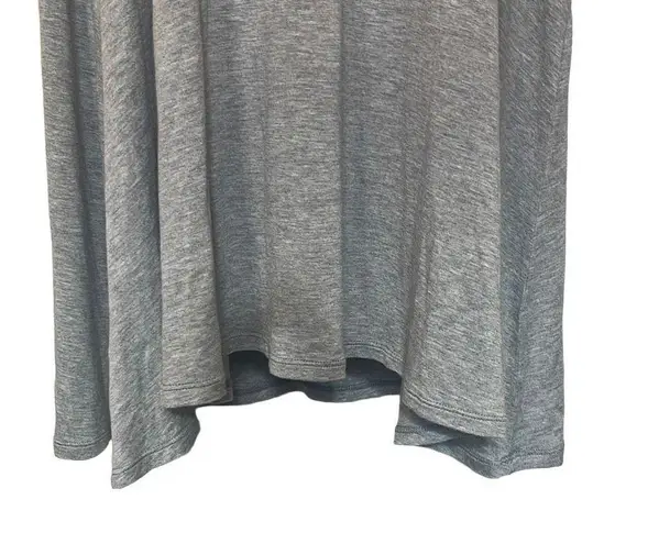 BCBGeneration  Women's Gray Short Sleeves Pullover T-Shirt Dress Size L