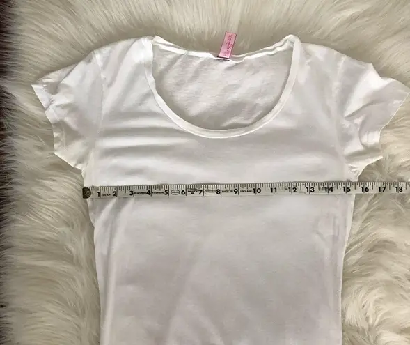 Tummy Ts Baby Girl White Maternity Tee Size M