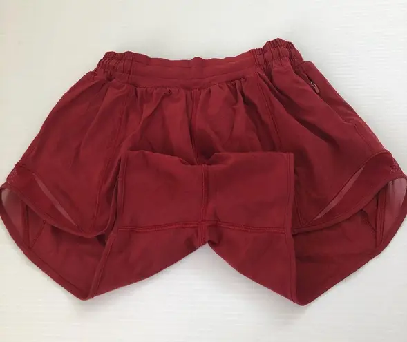 Lululemon  Hotty Hot Shorts 4” Dark Sport Red, 4