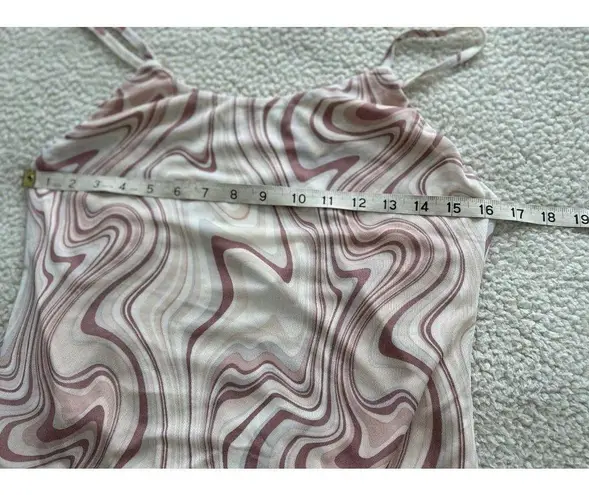 Sadie & Sage Pink Multicolor Halter Style Criss