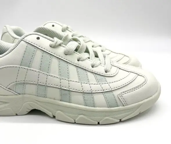 K-Swiss Classics Lt Green Mint Lace-up Padded Footbed Court Shoes Size 6