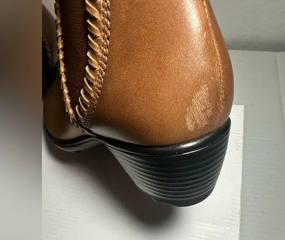 Romika Boots Women’s 38 EU/6.5 US Brown Stretch Laced Pull On Upper Leather New