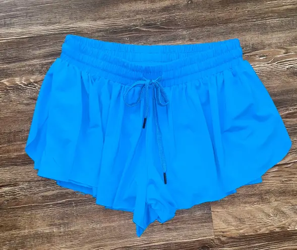 Blue Flowy Shorts Size M