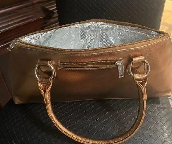 PRIMEWARE Wine Clutch / Gold/Bronze Bag (Thermal Insulated) Women's Carry Tote