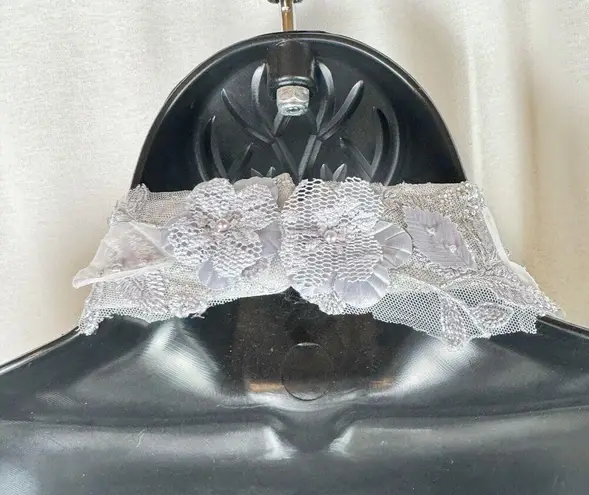 PORTIA AND SCARLETT Ice Queen Blue Silver Glitter Flower Halter Mermaid Gown 0