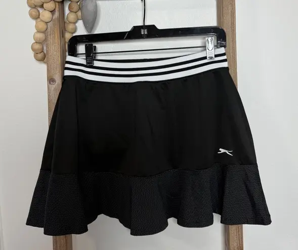 Slazenger Tennis Golf Black White Mini Skort Size Small