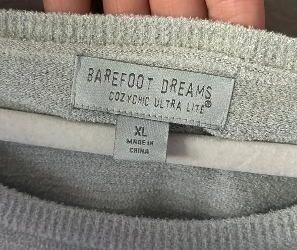 Barefoot Dreams CozyChic Ultra Lite raglan knit crewneck sweater