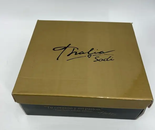 Thalia Sodi Women's Lenna Beaded-Heel Pumps in Silver Size 6M MSRP $60