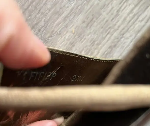 Donald J Pliner Fifi Brown Velvet Bedazzled Platform Slide Women’s Size 9.5