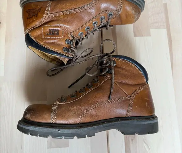 Caterpillar CAT Work Boots P73587 Safety Oil Slip Resistant BROWN Women’s 9