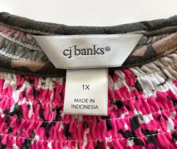 cj banks Multicolored Blouse 1X