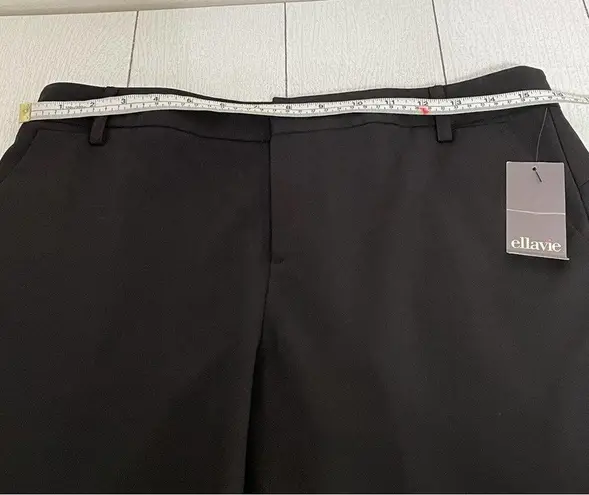 ELLAVIE Black Siena Cut Trousers Size 10 NWT