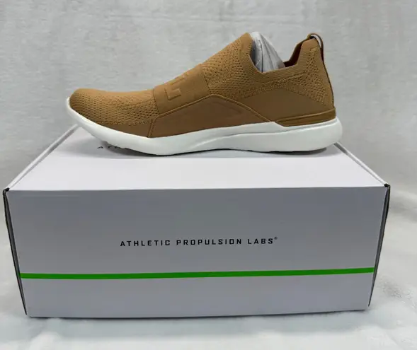 Athletic Propulsion Labs Athletic Propulsion Labs APL Techloom Bliss Slip On Tan Ivory Shoes 7