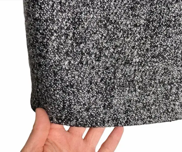 GAP Outlet Grey Flannel Boucle Wool Blend Lined Mini Skirt Dark Academia Gray Size 0