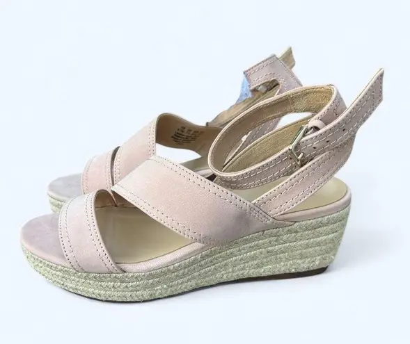Naturalizer NEW Ursa Women's Strappy Espadrille Wedge Sandal Leather sz 9.5 M