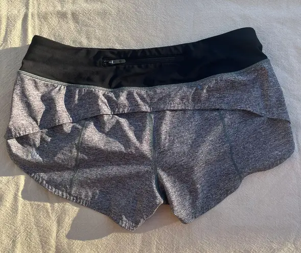 Lululemon Gray Speed Up Shorts 2.5