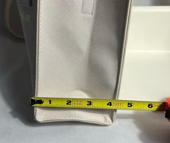 Los Angeles Trading Co. Vegan Leather White Small Tote Bag NWT