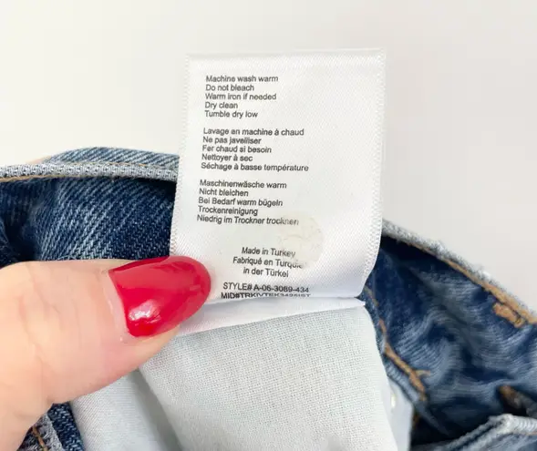 ANINE BING Lara Ripped Frayed Hem Kick Flare Jeans