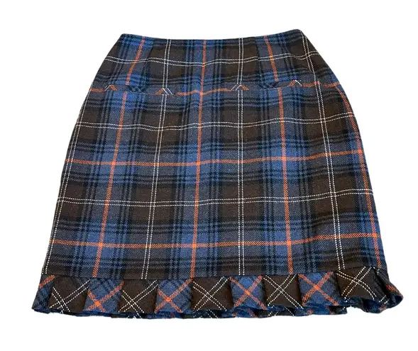 CAbi 3/$15  Plaid Skirt Pleated at Bottom - Image 1