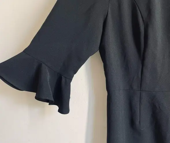 Suite Alice Tailored Bell Sleeve Black Dress Size M Size M