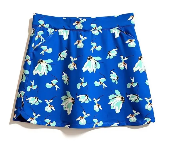 Peter Millar Alice Petal Hem Floral Womens Performance Golf Skort XL Athletic
