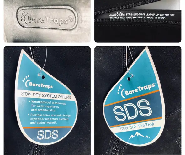 Baretraps Black Suede Cold weather Boots