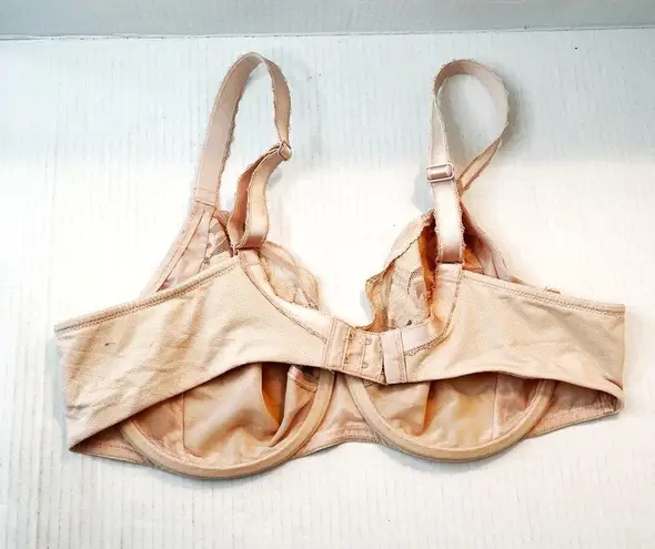 Wacoal Bra Top Tier Underwire Bra in Pink-Beige Sz 40C EUC Style #855223