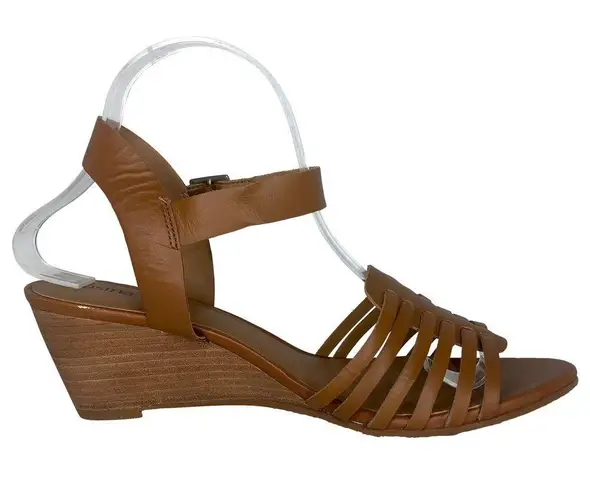 Susina Brown Terra Wedge Sandal