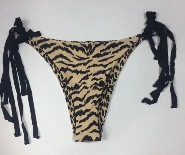 Topshop  Animal Print Bikini Bottoms US 6