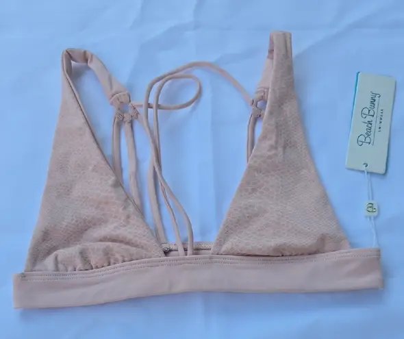 Beach Bunny Cream Triangle Bralette